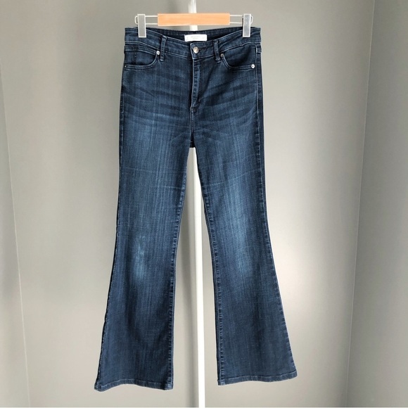 Abercrombie&Fitch Y2K Boot Cut Fit Flared Medium to High Rise Funky Denim Jeans - Picture 2 of 16